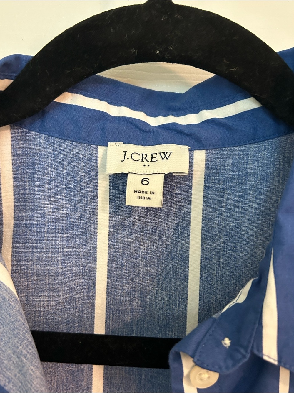 J. Crew Short-Sleeved Striped, Tie-Waist Mini Dress - Picture 8 of 8